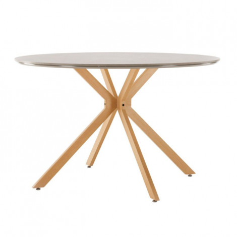 Table à Manger Ronde Piazza" 120cm Gris|Table|Paris Prix