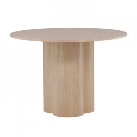 Table à Manger Ronde "Olivia" 110cm Naturel|Table|Paris Prix