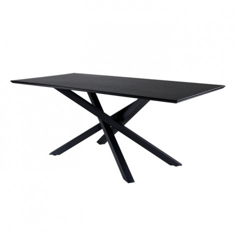 Table à Manger "Piazza" 180cm Noir|Table|Paris Prix