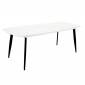 Table à Manger "Polar" 240cm Blanc & Noir|Table|Paris Prix