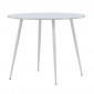 Table à Manger Design "Plaza" 100cm Gris|Table|Paris Prix
