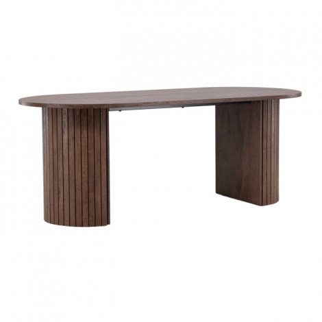 Table à Manger Design "Härön" 200cm Marron|Table|Paris Prix