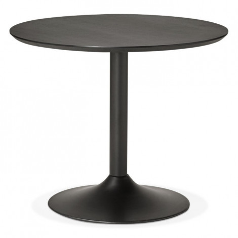 Table de Repas Design "Mescla" 90cm Noir|Table|Paris Prix