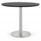 Table de Repas Design "Kansas" 90cm Noir|Table|Paris Prix