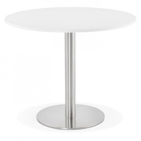 Table de Repas "Montana" 90cm Blanc|Table|Paris Prix