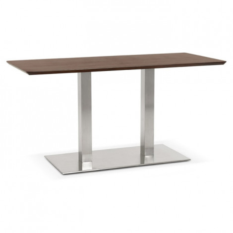 Table de Repas Design "Samba" 150cm Noyer|Table|Paris Prix