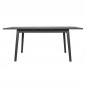 Table à Manger Extensible "Skagen" 140-180cm Noir|Table|Paris Prix