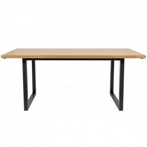 Table de Repas Design "Camden" 180cm Chêne & Noir|Table|Paris Prix
