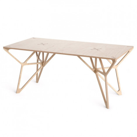 Table de Repas en Bois Design "Almost" 170cm Naturel|Table|Paris Prix