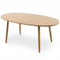 Table de Repas Ovale "Gabriel" 180cm Naturel|Table|Paris Prix