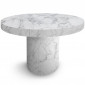 Table de Repas Extensible "Simona" 110cm Blanc|Table|Paris Prix