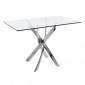 Table de Repas en Verre "Alessio" 180cm Argent|Table|Paris Prix