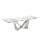 Table à Manger Extensible "Lazaro" 160-220cm Argent|Table|Paris Prix
