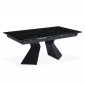 Table à Manger Extensible "Lynda" 180-260cm Noir|Table|Paris Prix