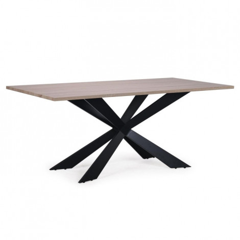 Table de Repas Design Bois "Timéo" 180cm Naturel|Table|Paris Prix