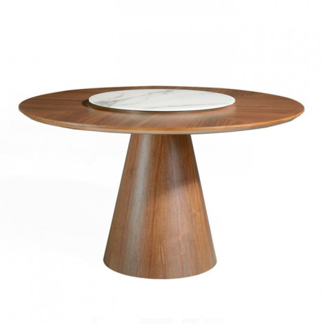 Table de Repas Ronde "Marcelo" 135cm Naturel|Table|Paris Prix