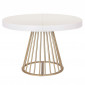 Table de Repas Extensible "Resoa" 110-260cm Blanc|Table|Paris Prix