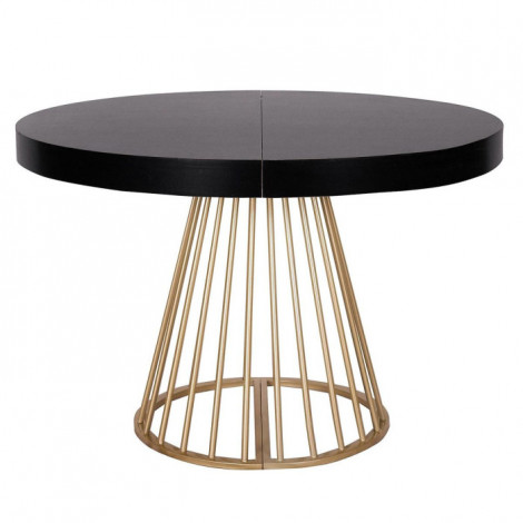 Table de Repas Extensible "Resoa" 110-260cm Noir|Table|Paris Prix