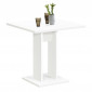 Table de Repas Design "Sanary" 77cm Blanc|Table|Paris Prix