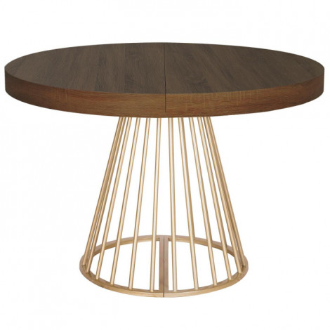 Table de Repas Extensible "Resoa" 110-260cm Noisette|Table|Paris Prix