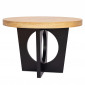 Table de Repas Extensible "Kapy" 110-260cm Chêne & Noir|Table|Paris Prix