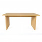 Table à Manger Design en Bois "Stripe" 160cm Naturel|Table|Paris Prix