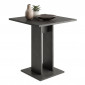 Table de Repas Design "Sanary" 77cm Gris|Table|Paris Prix