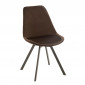Chaise Design "Hélène" 84cm Marron Foncé|Chaise|Paris Prix