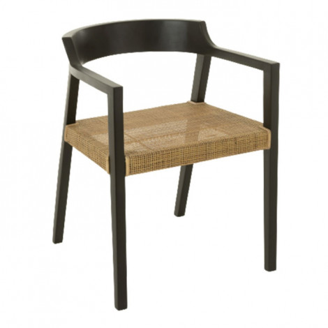 Chaise Design "Sungkai" 71cm Noir|Chaise|Paris Prix