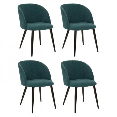 Lot de 4 Chaises Design "Celeste" 81cm Vert Jade|Chaise|Paris Prix