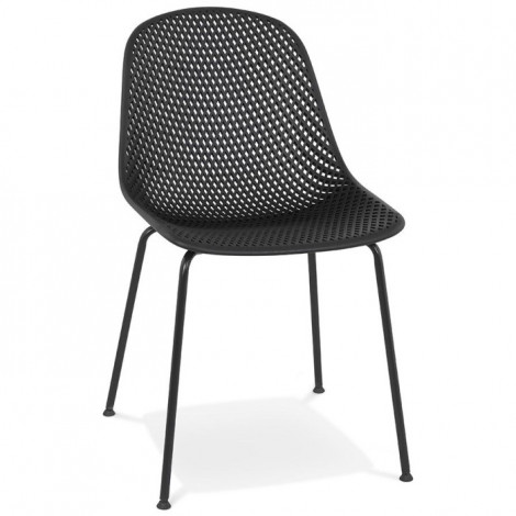 Chaise Design "Venturia" 82cm Noir|Chaise|Paris Prix