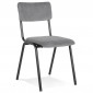 Chaise Design Vintage "Fortuna" 83cm Gris|Chaise|Paris Prix