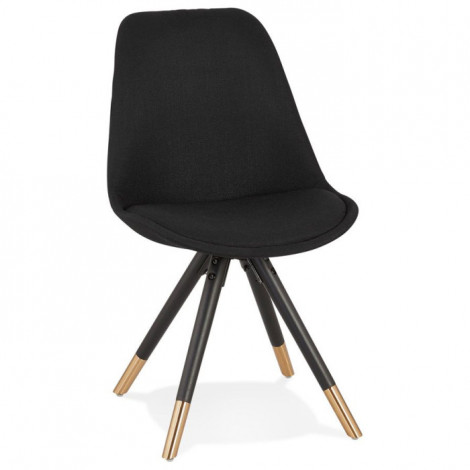 Chaise Design "Caxlo" 83cm Noir & Or|Chaise|Paris Prix