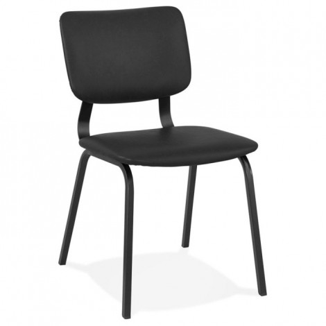 Chaise Design "Moatti" 81cm Noir|Chaise|Paris Prix