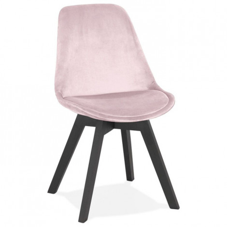 Chaise Design "Persée" 85cm Rose & Noir|Chaise|Paris Prix