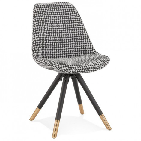 Chaise Design Vintage "Adika" 83cm Noir|Chaise|Paris Prix