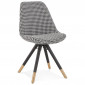 Chaise Design Vintage "Adika" 83cm Noir|Chaise|Paris Prix