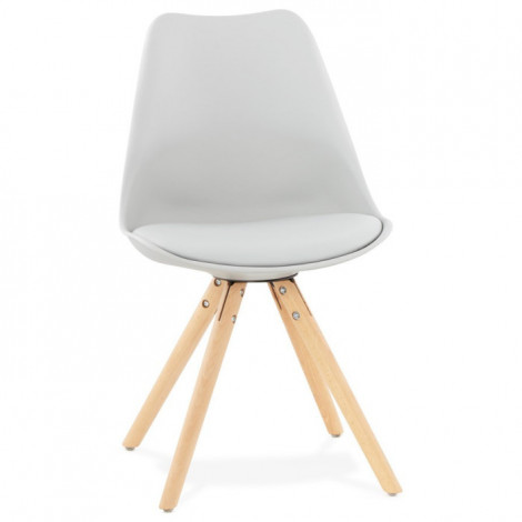 Chaise Design "Boka" 83cm Gris|Chaise|Paris Prix