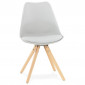 Chaise Design "Boka" 83cm Gris|Chaise|Paris Prix