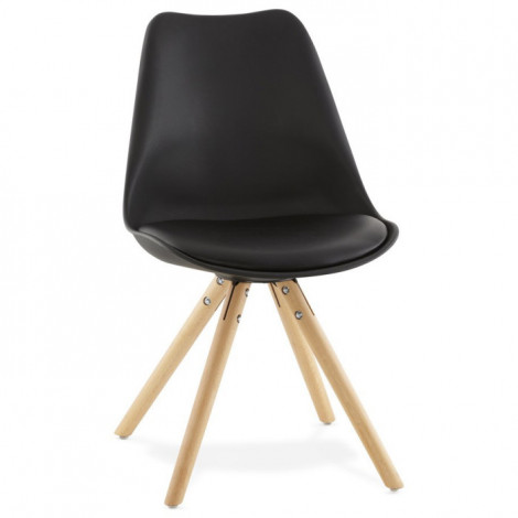Chaise Design "Boka" 83cm Noir|Chaise|Paris Prix