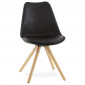 Chaise Design "Boka" 83cm Noir|Chaise|Paris Prix