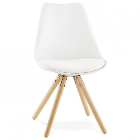Chaise Design "Boka" 83cm Blanc|Chaise|Paris Prix