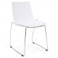 Chaise Design "Rovigo" 83cm Blanc|Chaise|Paris Prix