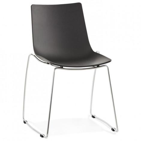 Chaise Design "Rovigo" 83cm Noir|Chaise|Paris Prix