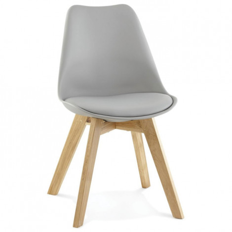 Chaise Design "Lund" 83cm Gris|Chaise|Paris Prix