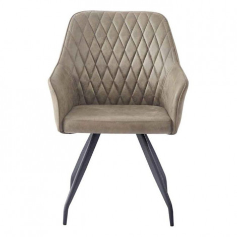 Chaise Design Matelassée "Amber" 86cm Vert|Chaise|Paris Prix
