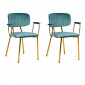 Lot de 2 Chaises Design "Kian" 80cm Menthe|Chaise|Paris Prix