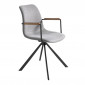 Chaise Pivotante Design "Devin" 85cm Gris|Chaise|Paris Prix