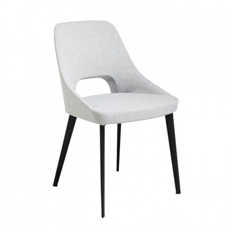 Chaise Design en Tissu "Manuela" 81cm Gris|Chaise|Paris Prix