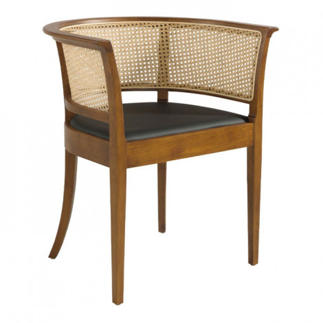 Chaise Design en Rotin "Patti" 77cm Marron|Chaise|Paris Prix